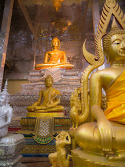 The Buddha Statue in Sitting Posture
