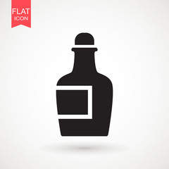 Medicine bottle icon for medical design. Medical pill or tablet bottle icon on white background. Vector sign symbol