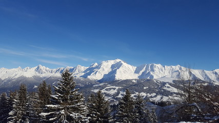 Fototapeta premium les portes du Mont Blanc