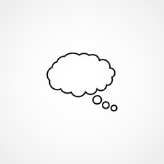 dream cloud isolated icon. Modern pictogram. vector symbol