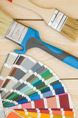 a set of tools for painting a house