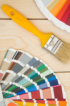 a set of tools for painting a house