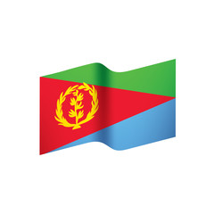 Eritrea flag, vector illustration