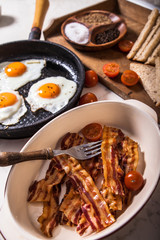 Egg and bacon