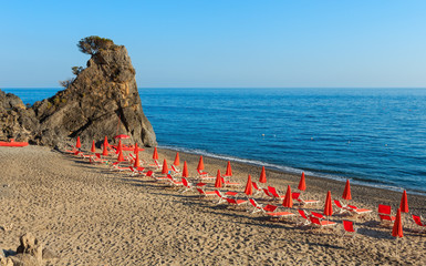 Tyrrhenian sea  beach, Campania, Italy