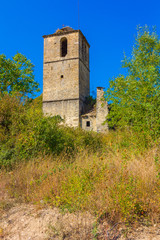 Fototapeta na wymiar Bell Tower of the old church