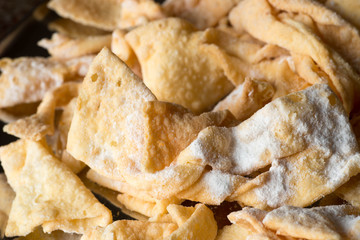 faworki, angel wings, deep-fried pastry ribbons