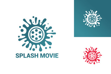 Splash Movie Logo Template Design Vector, Emblem, Design Concept, Creative Symbol, Icon