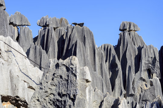 Stone forest near Kunming, Yunnan China