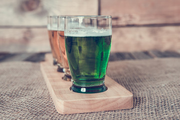 St. Patrick's day Beer Flight