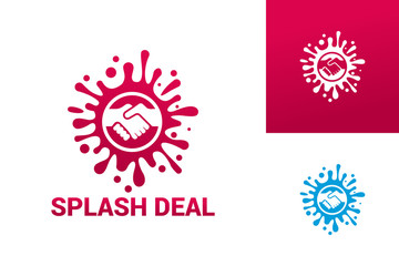 Splash Deal Logo Template Design Vector, Emblem, Design Concept, Creative Symbol, Icon