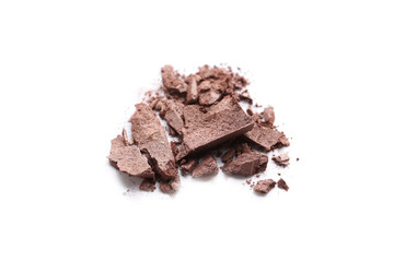 Makeup eyeshadow isolated on white background
