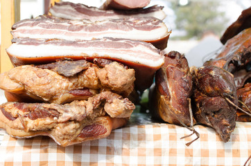 dry and raw bacon
