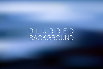 horizontal wide blue sky blurred background. Sunset and sunrise sea blurred background.