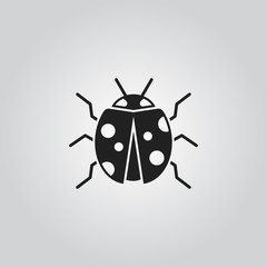 ladybug vector icon