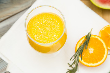 Fresh fruit and vegetable smoothie