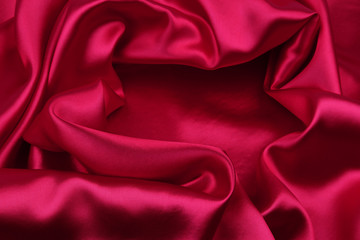 Obraz premium Red silk fabric
