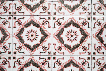 Background of Portuguese tiles