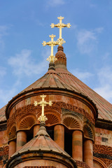 Fototapeta na wymiar Surb Hovhannes Church (St. John the Baptist Church), Abovyan, Armenia