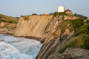 Spanien - Baskenland - Zumaia - Itzurun Flysch