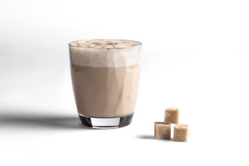 coffee in glass cup