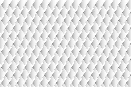 Square vector pattern, Rhombus background - black and white © danlersk