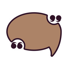 Speech bubble design