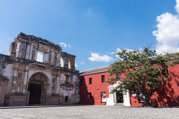 Fototapeta na wymiar Antiguo Colegio de la Compañía de Jesús, Antigua