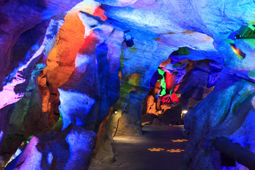 Cave in the Jiuxiang  area in Yunnan in China.
