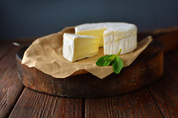 Colorful and tasty rustic cuisine with a natural cheese.
