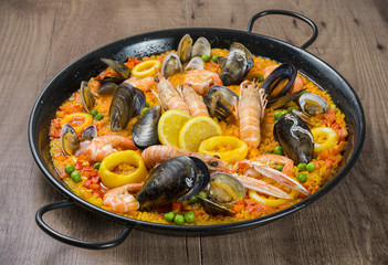 Paella de marisco