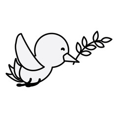 Cute bird icon