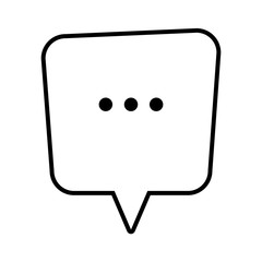 Speech bubble design