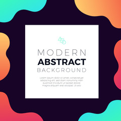 Abstract colorful dark gradient sign board background