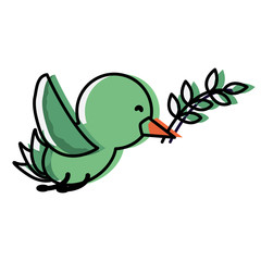Cute bird icon