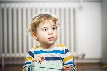 Portrait of a little boy