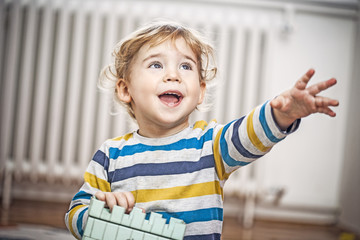 Portrait of a little boy