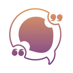 Speech bubble design