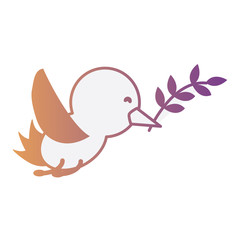 Cute bird icon