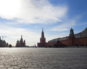 Naklejka na ściany i meble Red Square in Moscow, Russia