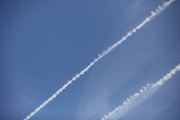 Fototapeta na wymiar white clouds in a blue sky