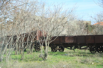 épave de train