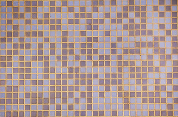 mosaic tiles texture with white filling
