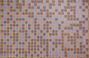 mosaic tiles texture with white filling