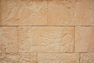 ancient church wall in spain