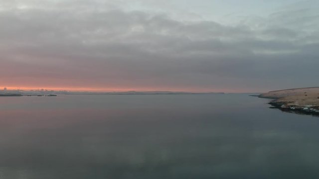 Iceland Winter Sunset Fire and Ice landscape 11