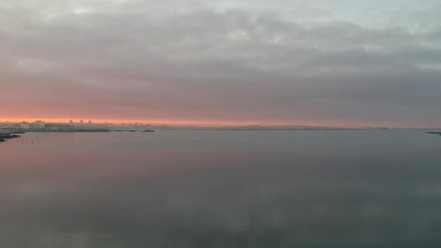 Iceland Winter Sunset Fire and Ice landscape 10