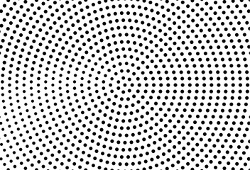 Abstract monochrome halftone pattern. Futuristic panel. Grunge dotted backdrop with circles, dots, point. 