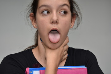Choking Pretty Female Student