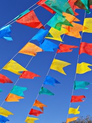 colorful flags